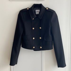 Zara cropped blazer